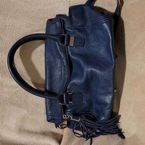 Vintage MICHAEL Michael Kors Leather blue purse